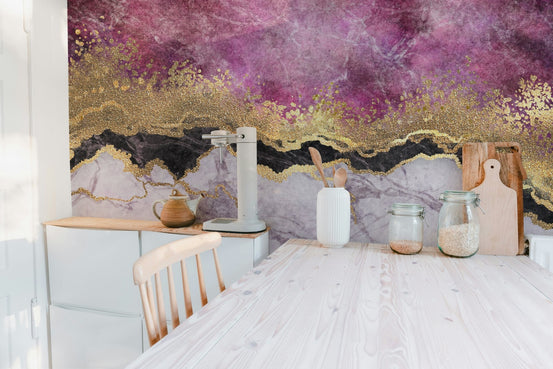 Purple Marble wallpaper B127