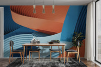 Bold and stylish stunning strips wallpaper