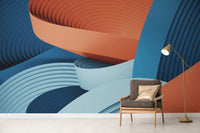 Removable wallpaper with stunning striped pattern