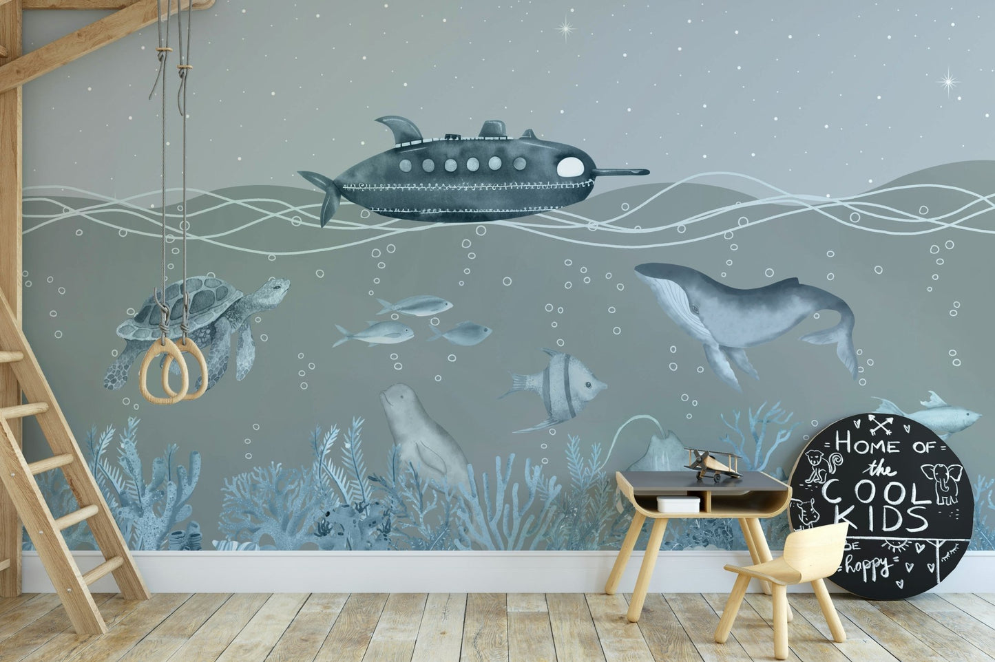 The overall mood is adventurous and calm.

