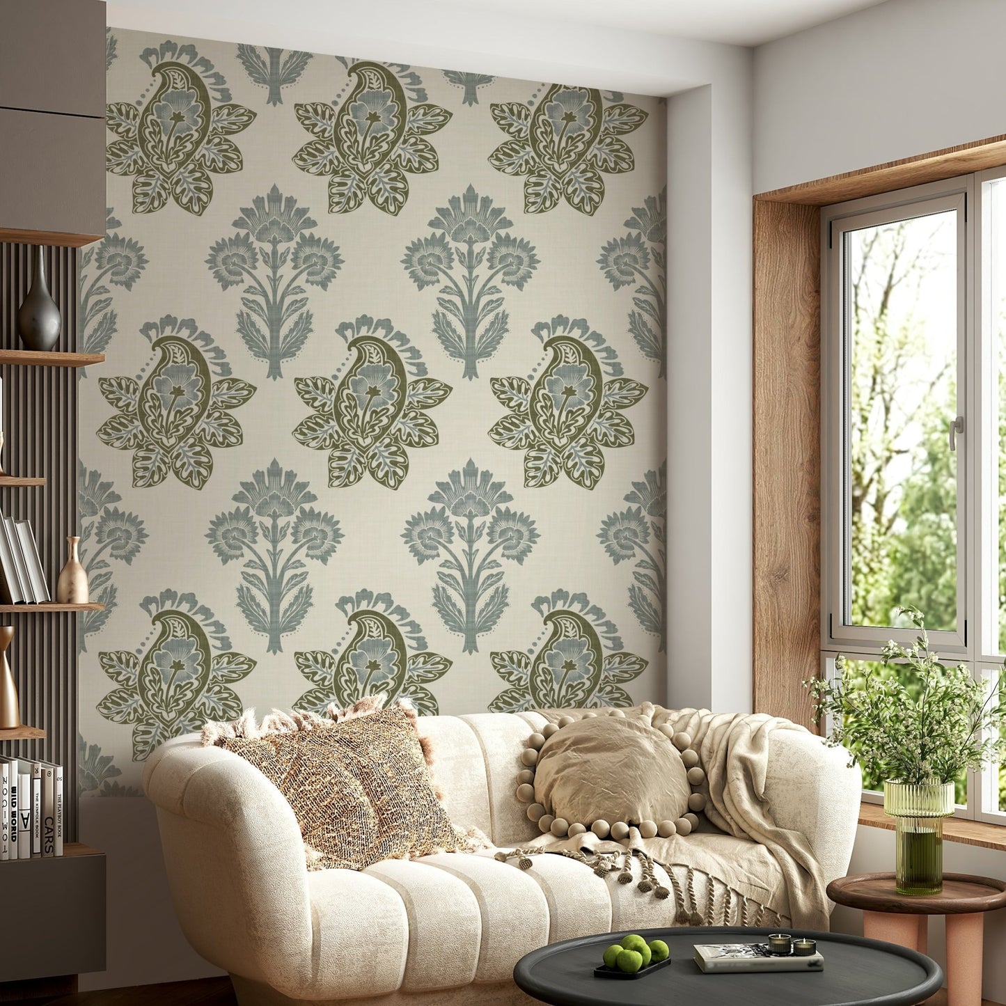 Gentle pattern wallpaper for walls

