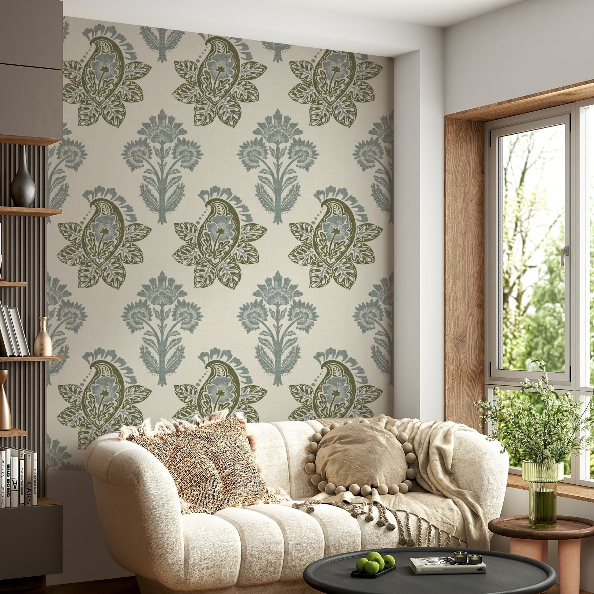 Gentle pattern wallpaper for walls

