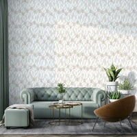 Simple and modern wallpaper for home office

