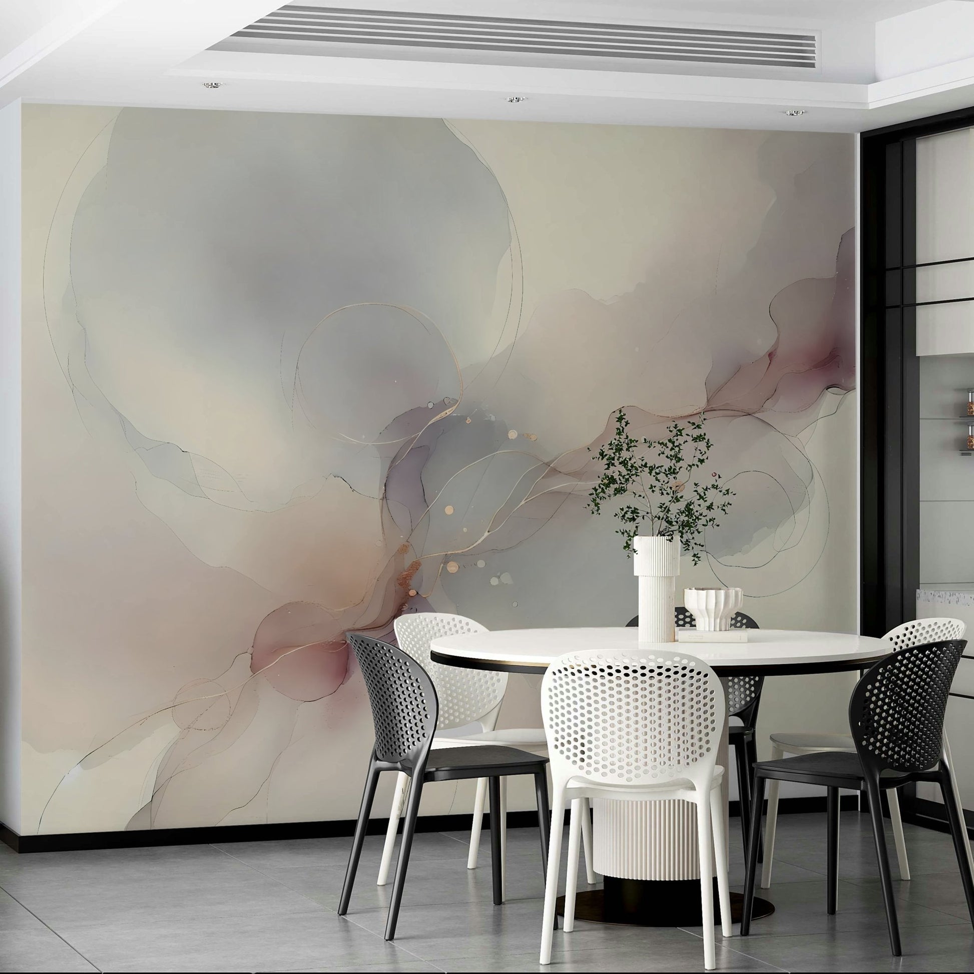 Subtle Breeze wall mural with soft colors and textures., GD1636