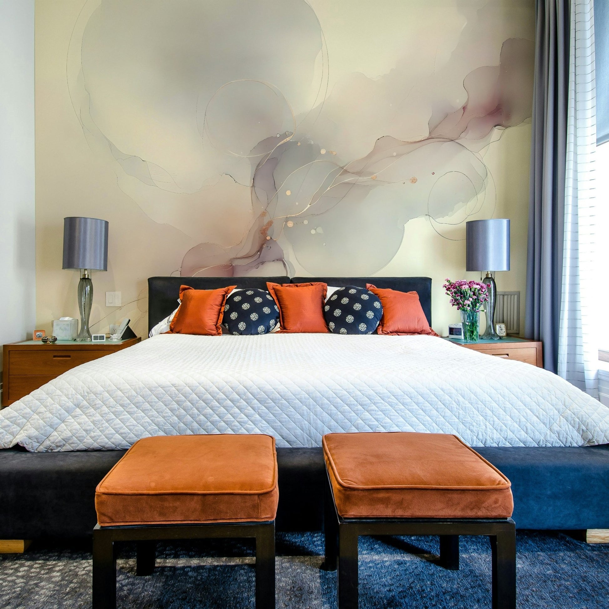 Refresh your space with the Subtle Breeze Wall Mural., GD1636