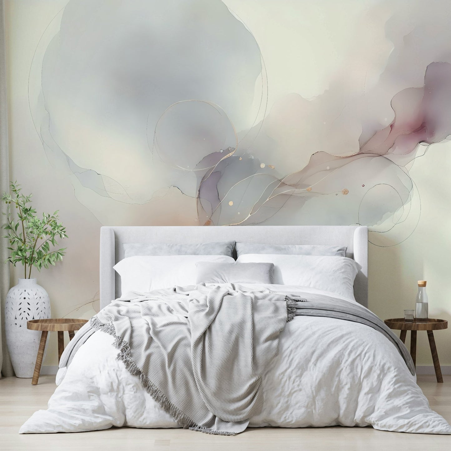 Add tranquility with Subtle Breeze wall mural in your home., GD1636