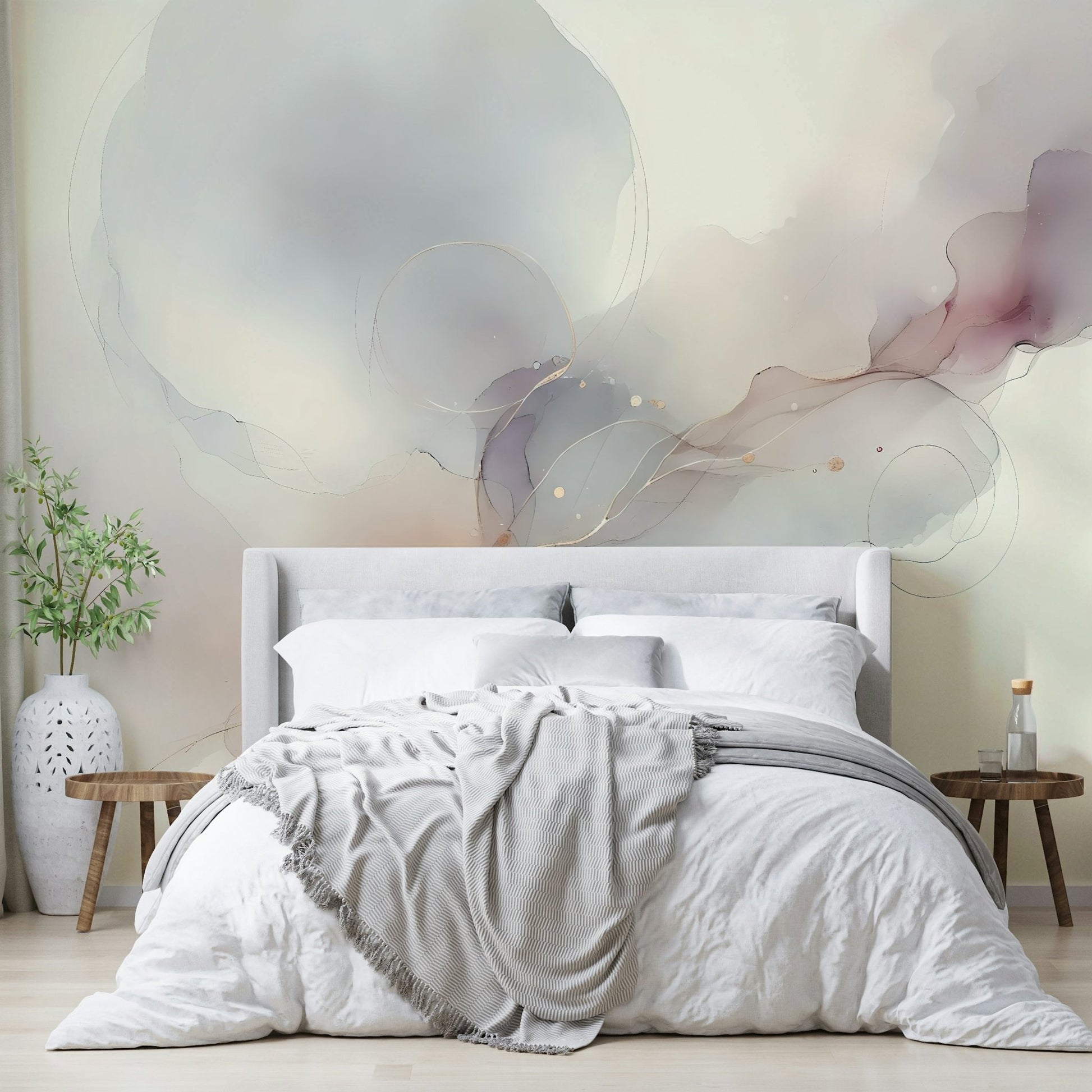 Add tranquility with Subtle Breeze wall mural in your home., GD1636