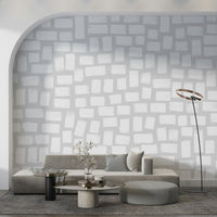 Modern design featuring light grey mosaic squares as art, GD5436