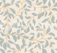 Captures the essence of gentle, flowing botanical elements.
