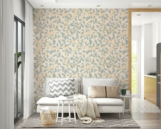 A serene and tranquil wallpaper pattern.
