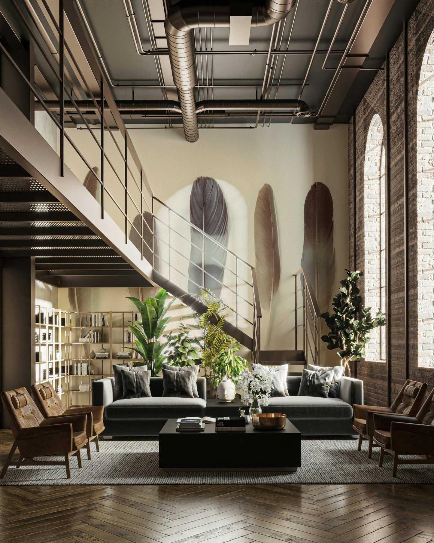 The design gives a feeling of quiet, natural beauty.

