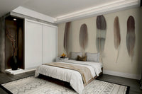 The feathers are the central focus, exuding a sense of grace.

