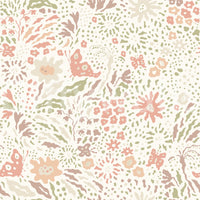 It provides a sweet and peaceful backdrop for the room.
