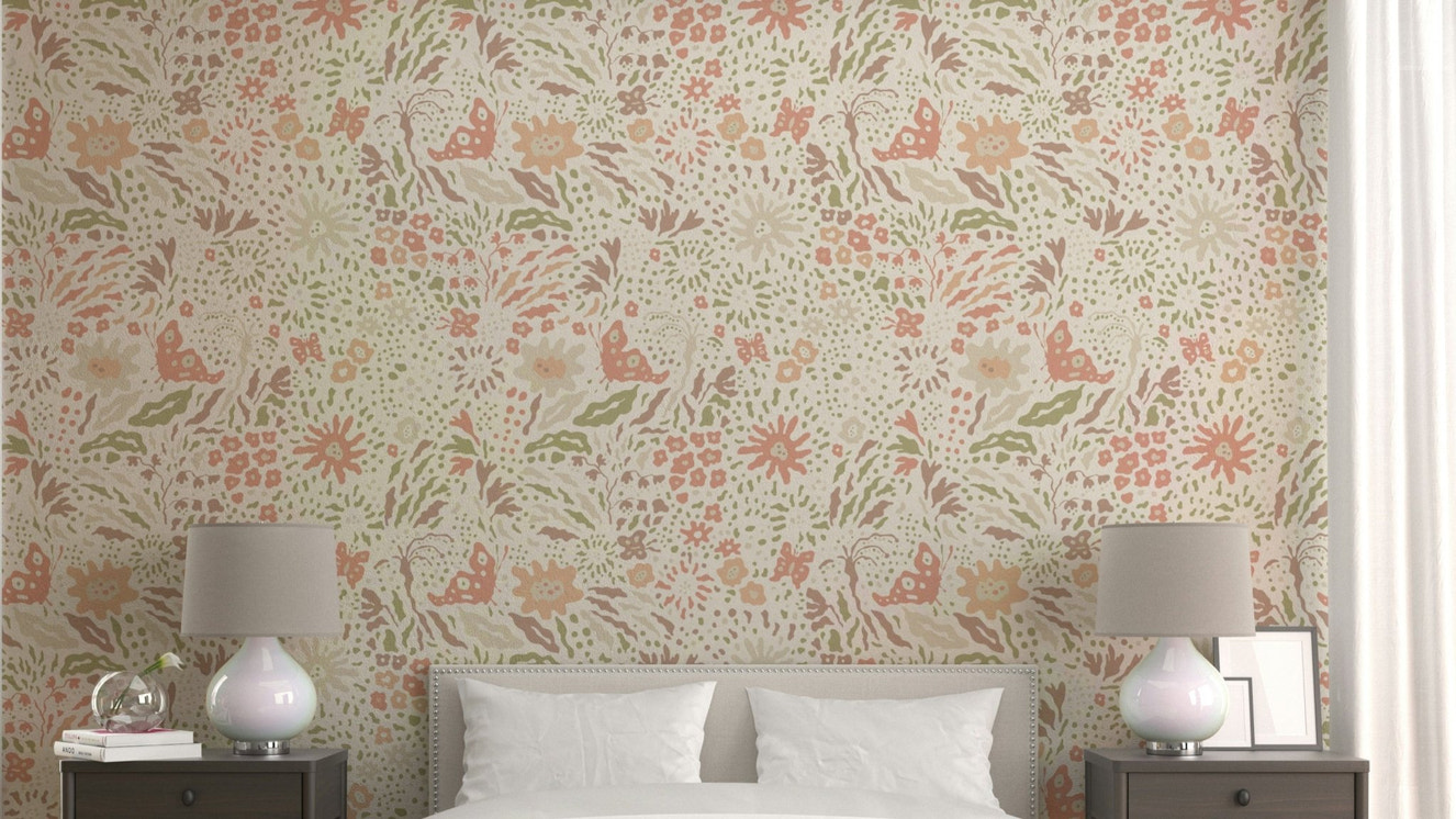 The print is finely detailed, showing the delicate nature of the plants.
