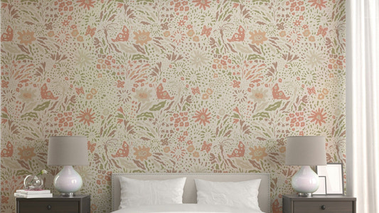The print is finely detailed, showing the delicate nature of the plants.
