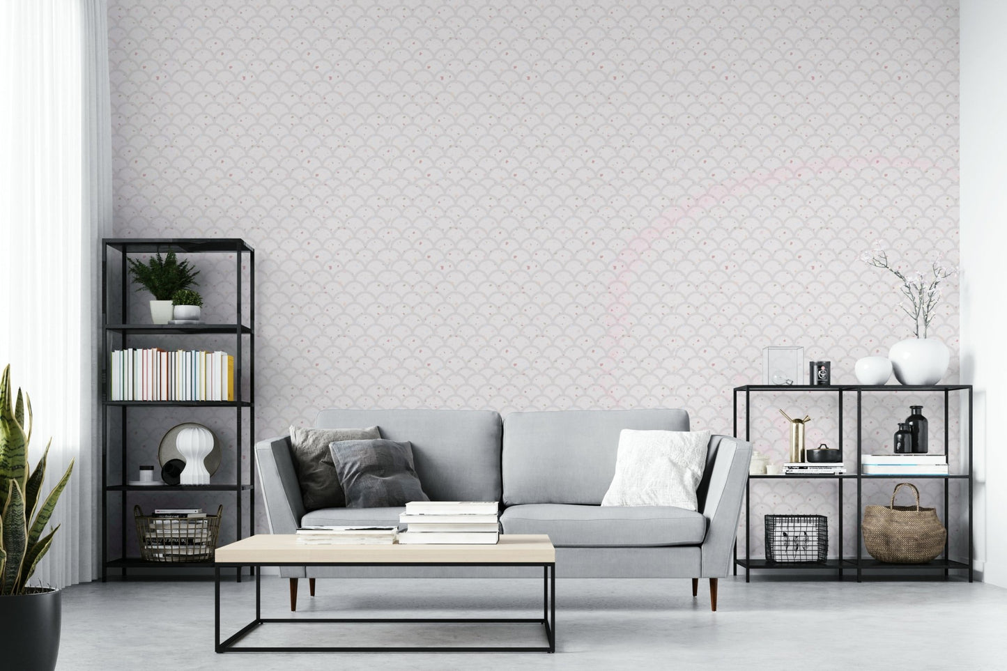 Wall mural with whimsical shapes and colors GD4235
