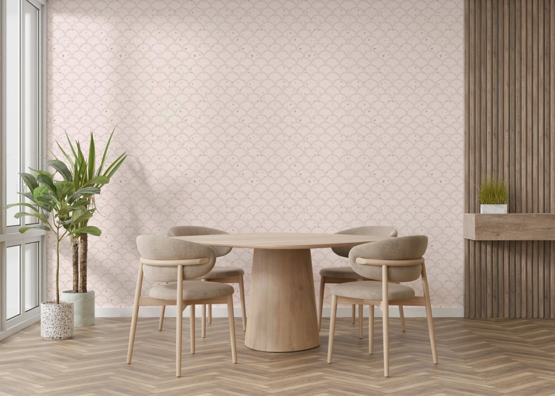 Wall mural showing a quiet abstract scene GD4235

