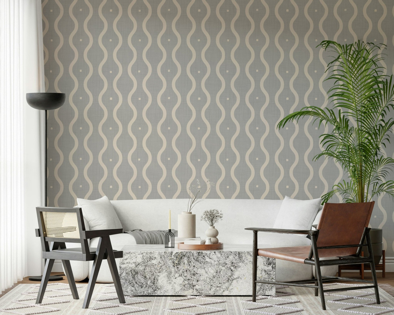 Subtle Serenity Grey Wallpaper⁠