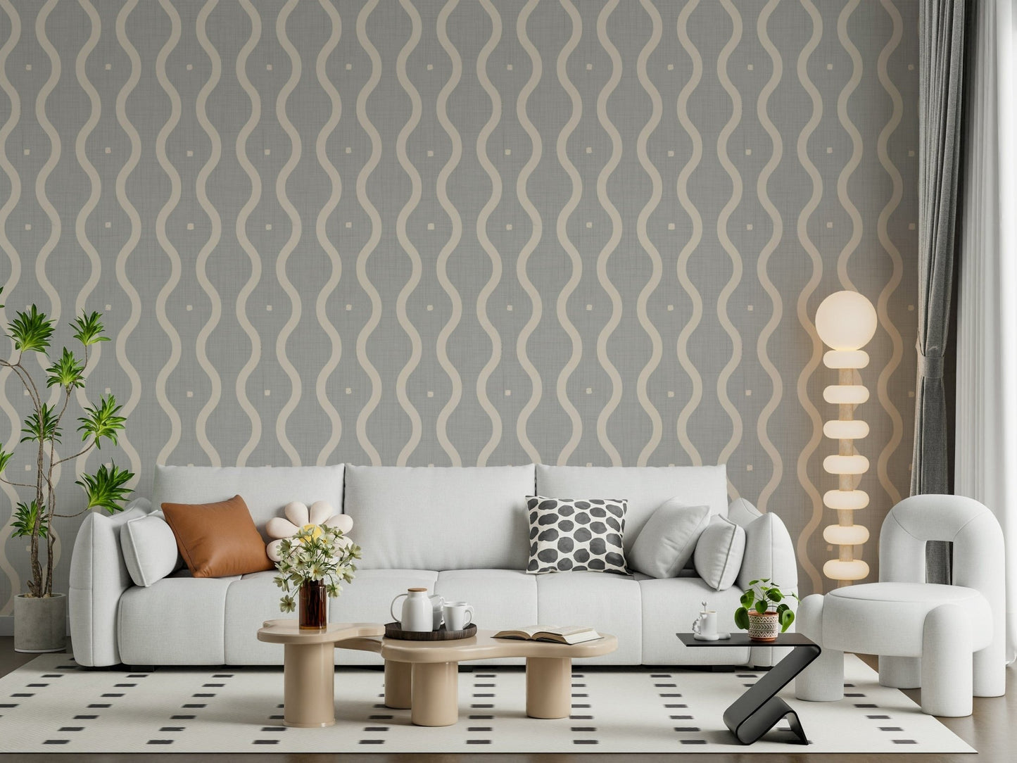 Subtle Serenity Grey Wallpaper⁠