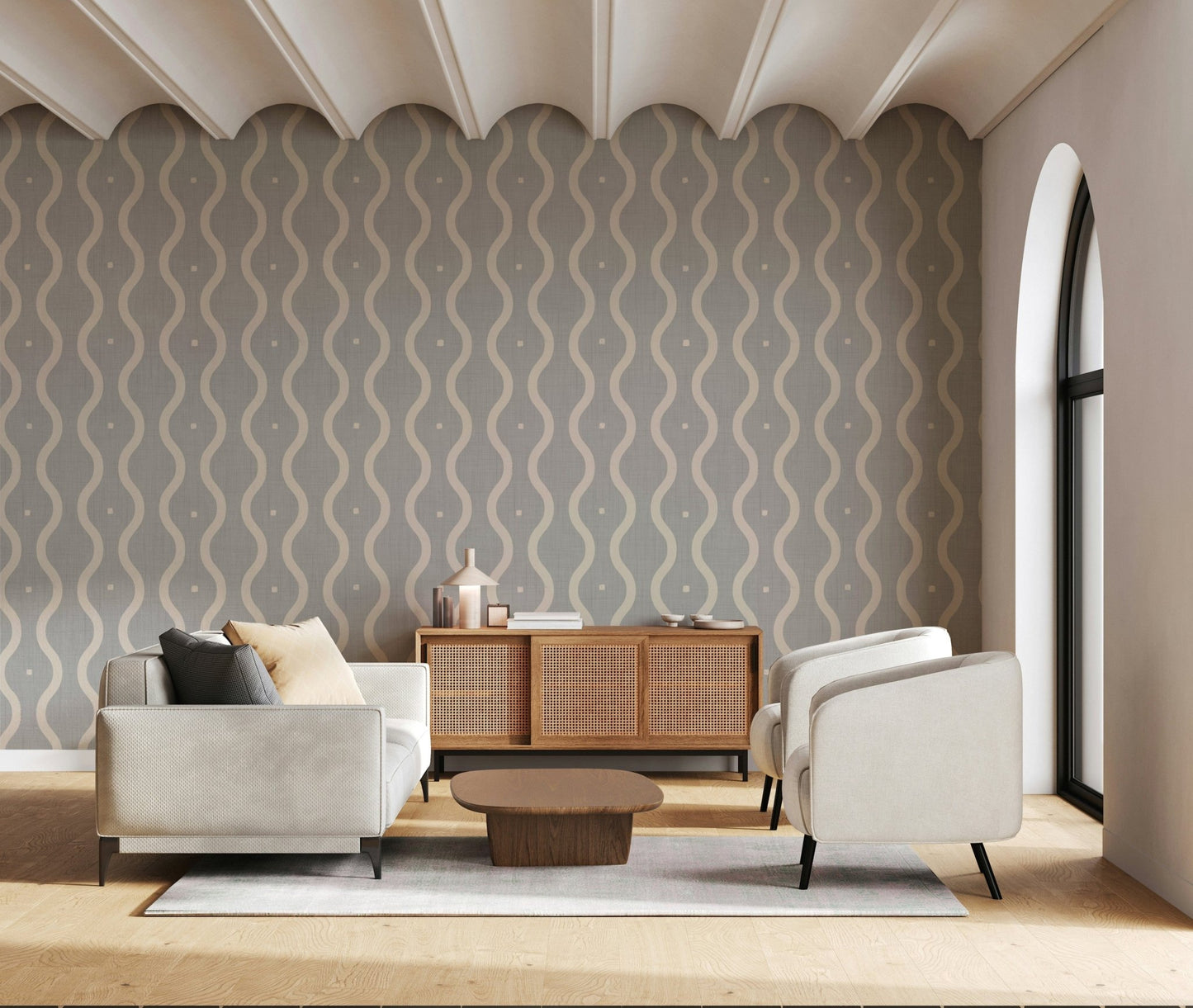 Subtle Serenity Grey Wallpaper⁠