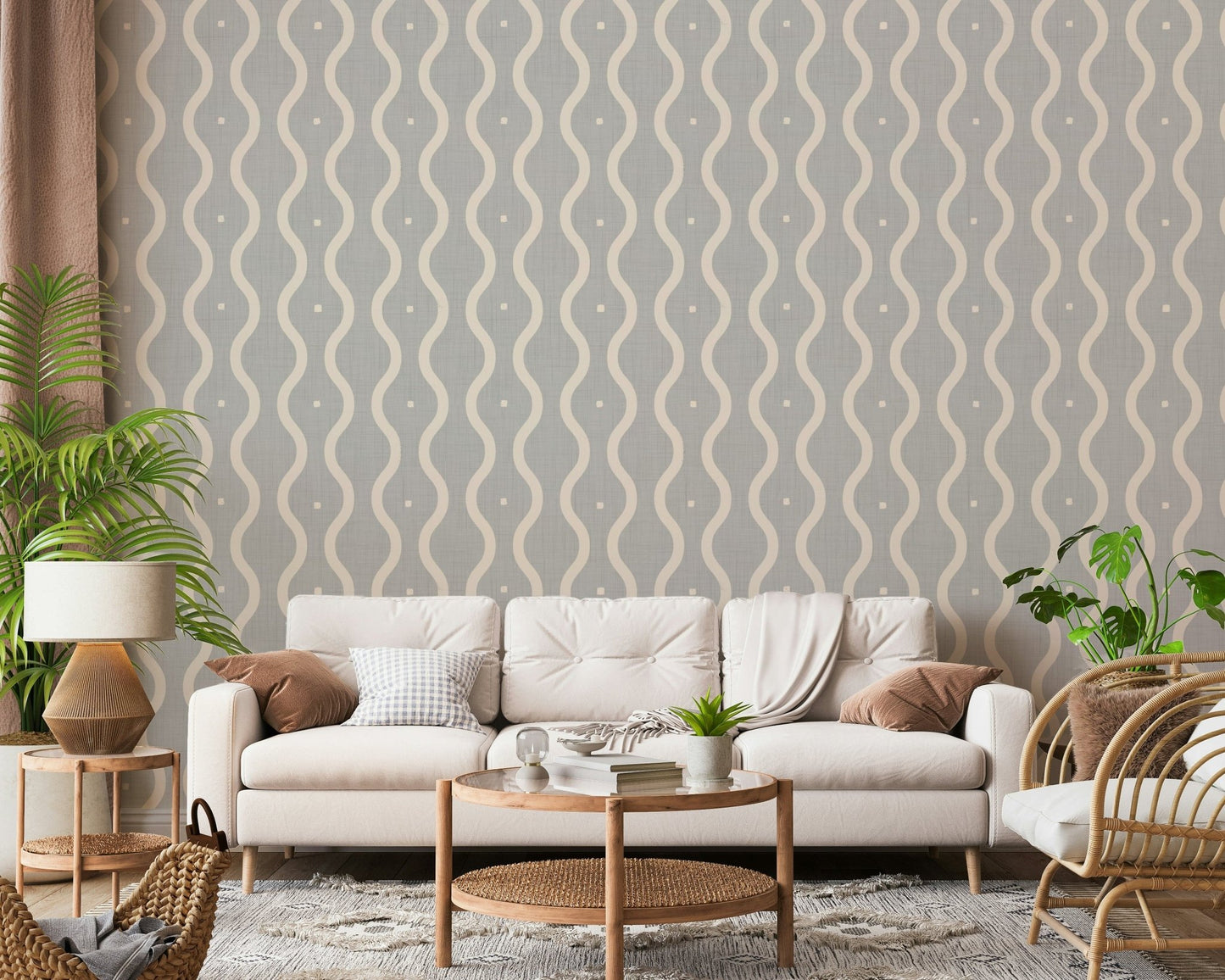 Subtle Serenity Grey Wallpaper⁠
