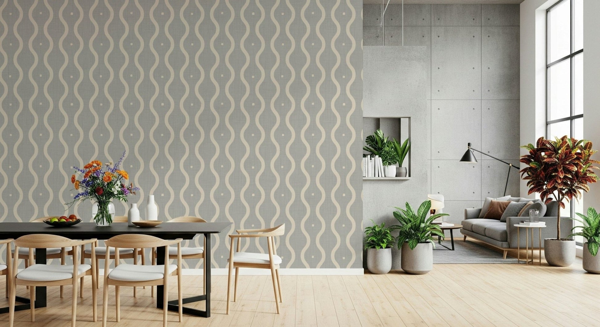 Subtle Serenity Grey Wallpaper⁠
