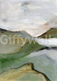 Easy-install Subtle Serenity Landscape wall mural

