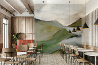 Durable wallpaper for walls with calming design

