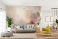 Serene Wall Mural with a Gentle, Calming Design

