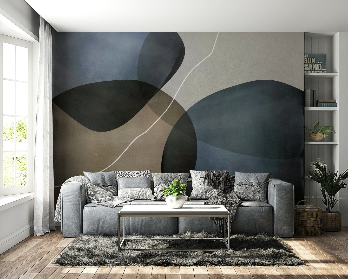 The image has a calm, tranquil feel.

