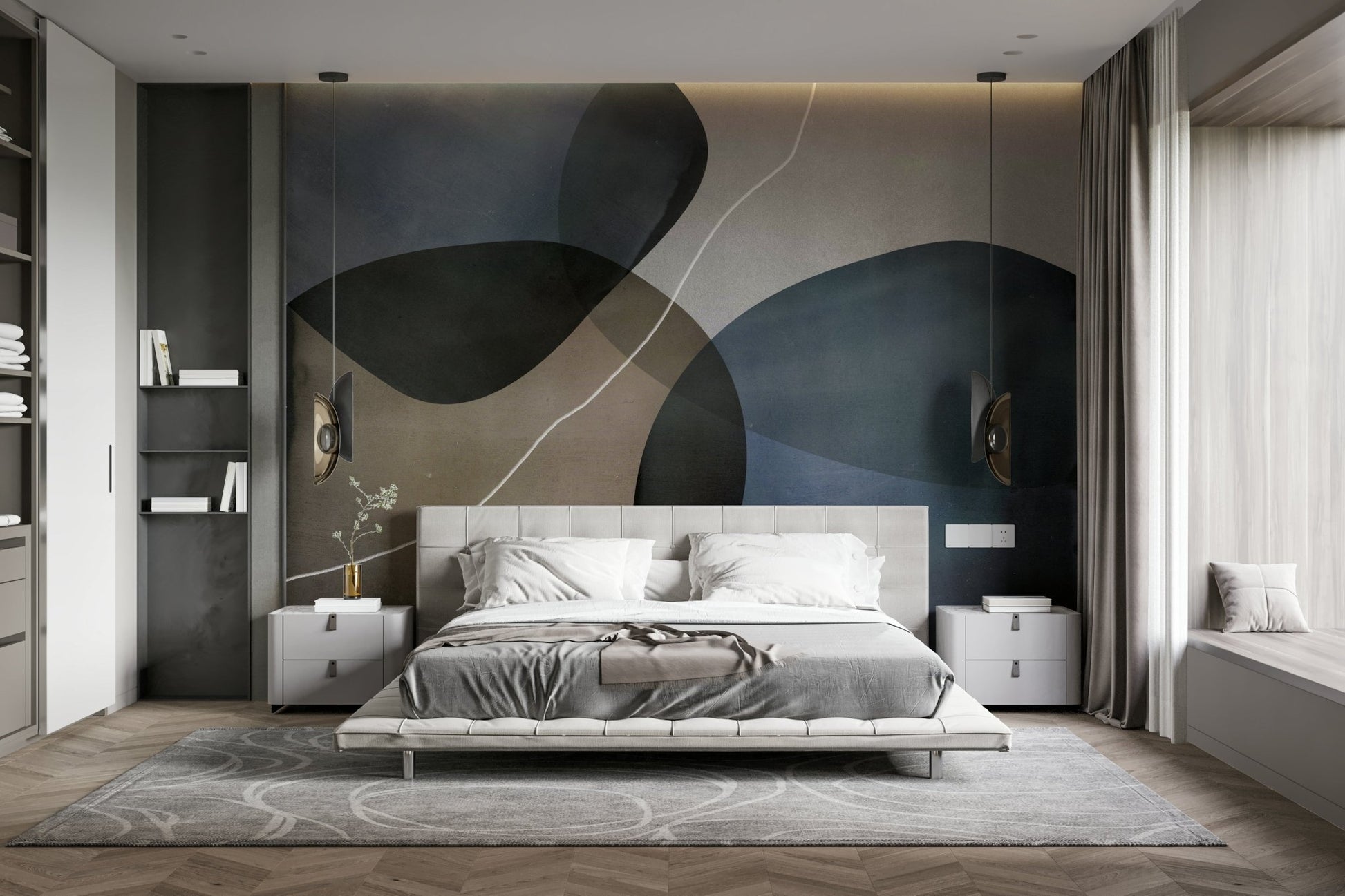 The composition is balanced and uncluttered.

