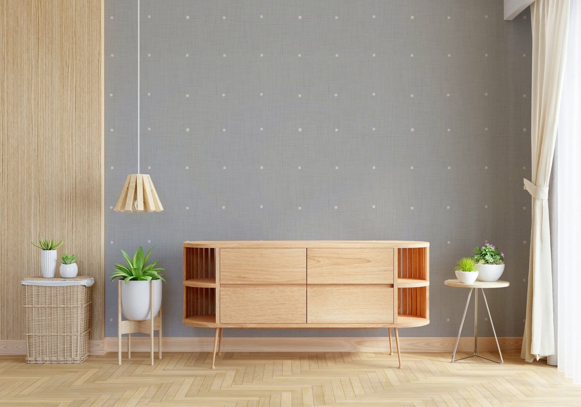 Subtle Squares Ligth Grey Wallpaper⁠