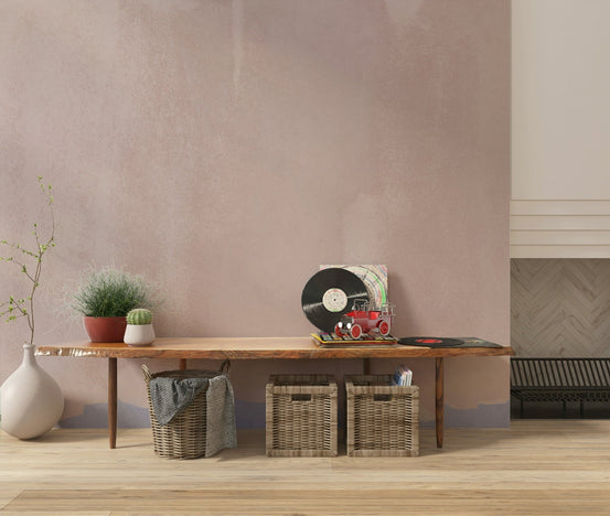 Subtle Strokes Serenity Wall Mural with gentle brush marks and quiet washes, GD5473