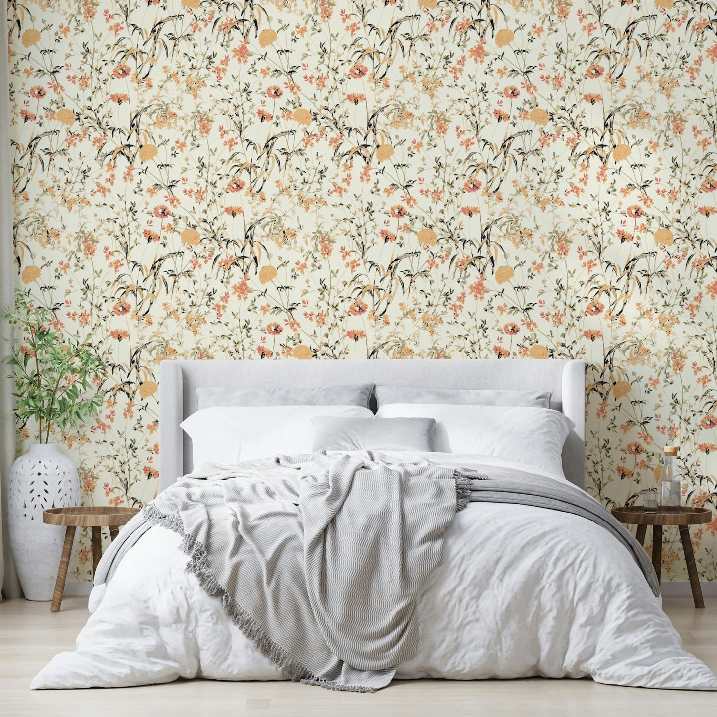 A close-up of the delicate textures in the design.