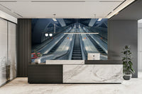 An artistic transit theme mural for home decor., GD4627