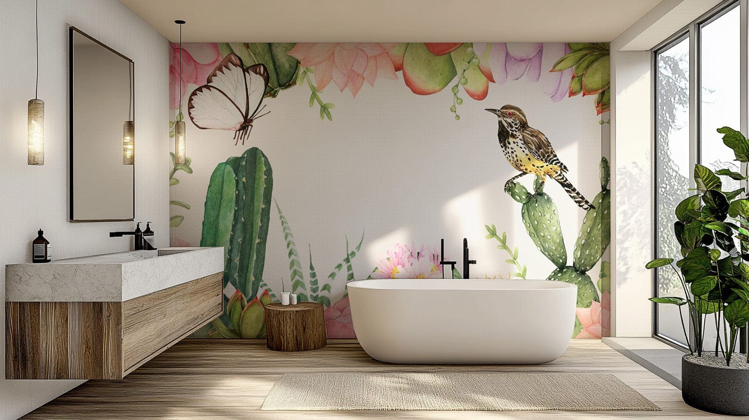 Succulents Plants wallpaper murals - Giffywalls flowers-03