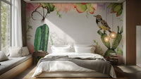 Colorful Succulents Plants Wallpaper Mural for walls flowers-03
