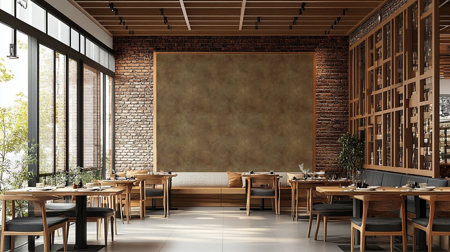 Tobacco brown wallpaper with suede leather texture., GD1917