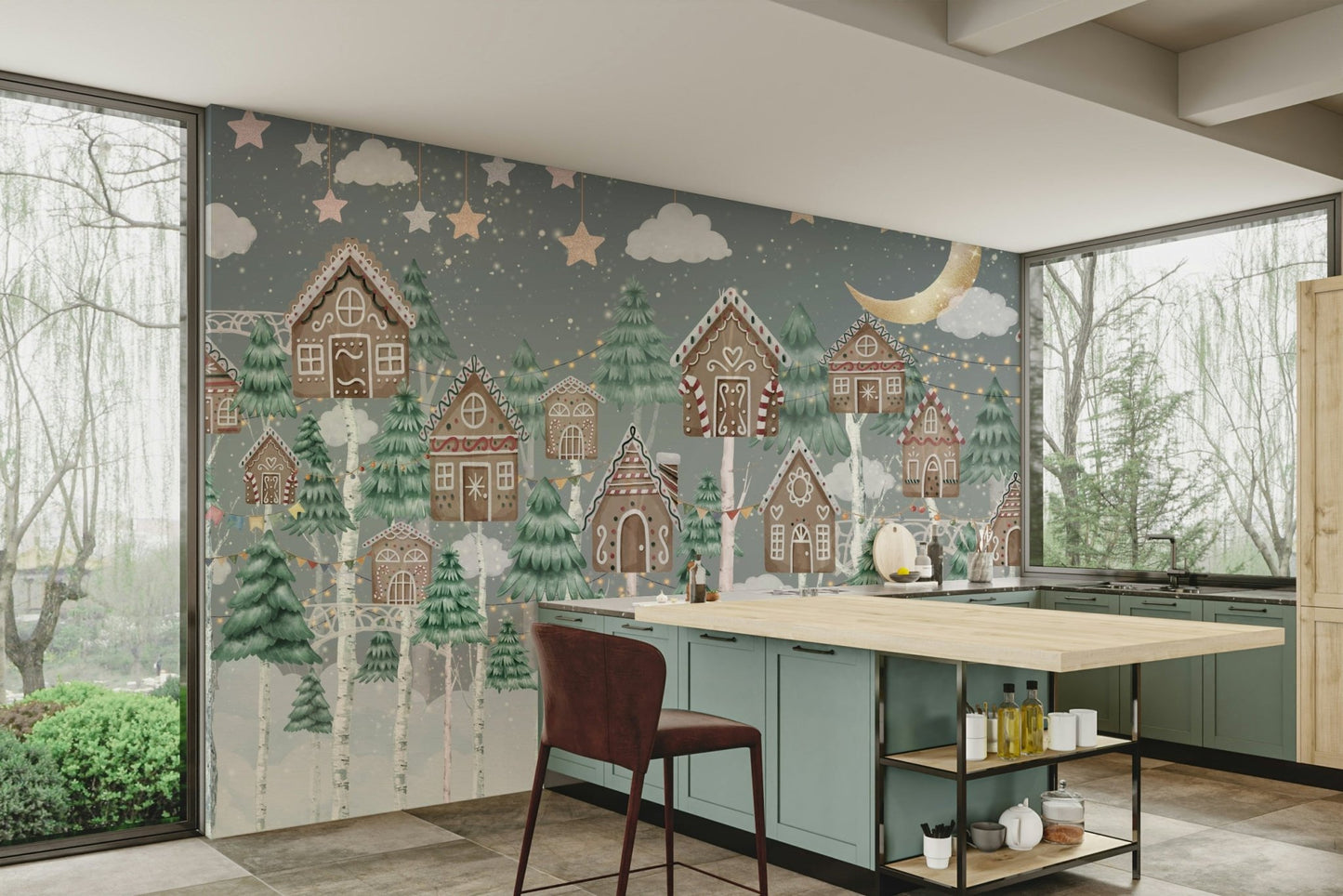 The composition is balanced and uncluttered.

