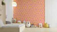 Bright summer florals on wallpaper for vibrant decor

