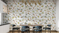 Summer Citrus Medley Wallpaper Mural for walls