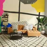 Artistic wall mural inspired by summer fun

