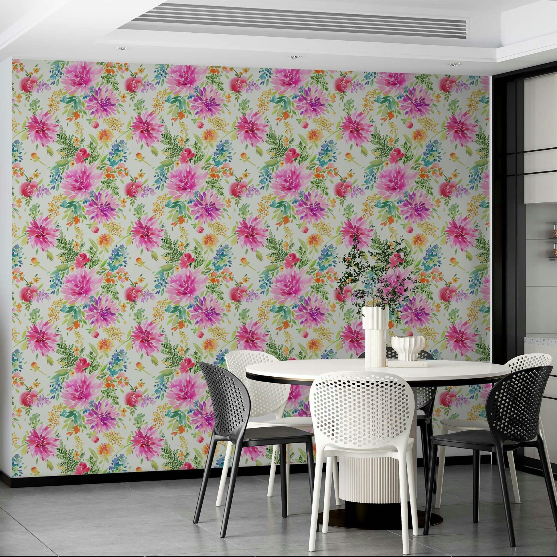 Summer bloom mural wallpaper

