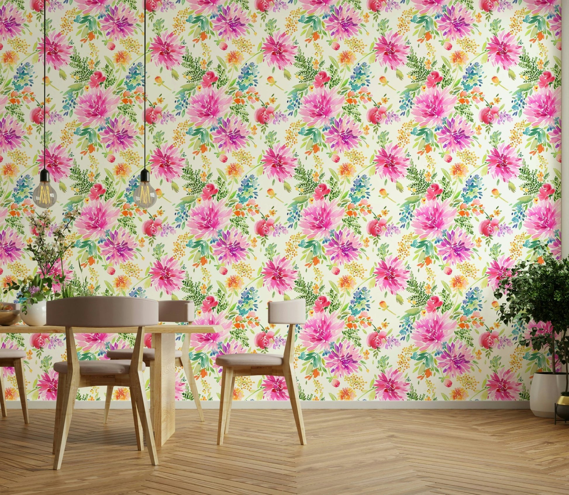 Nature-inspired wallpaper design


