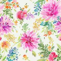 Botanical watercolor wallpaper

