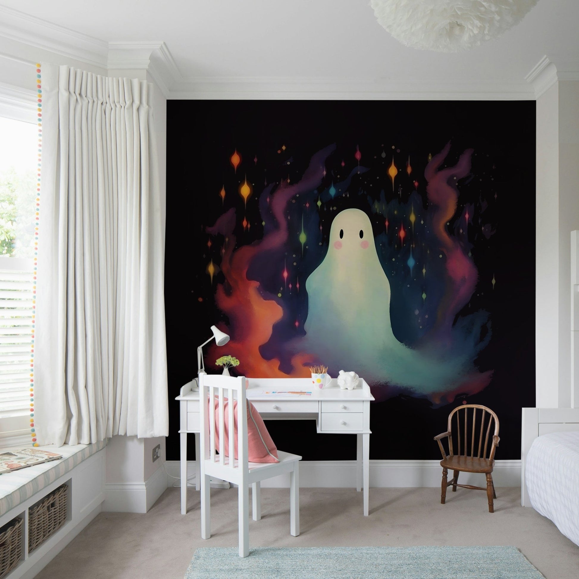 The overall mood is calm, magical, and a little wistful.
