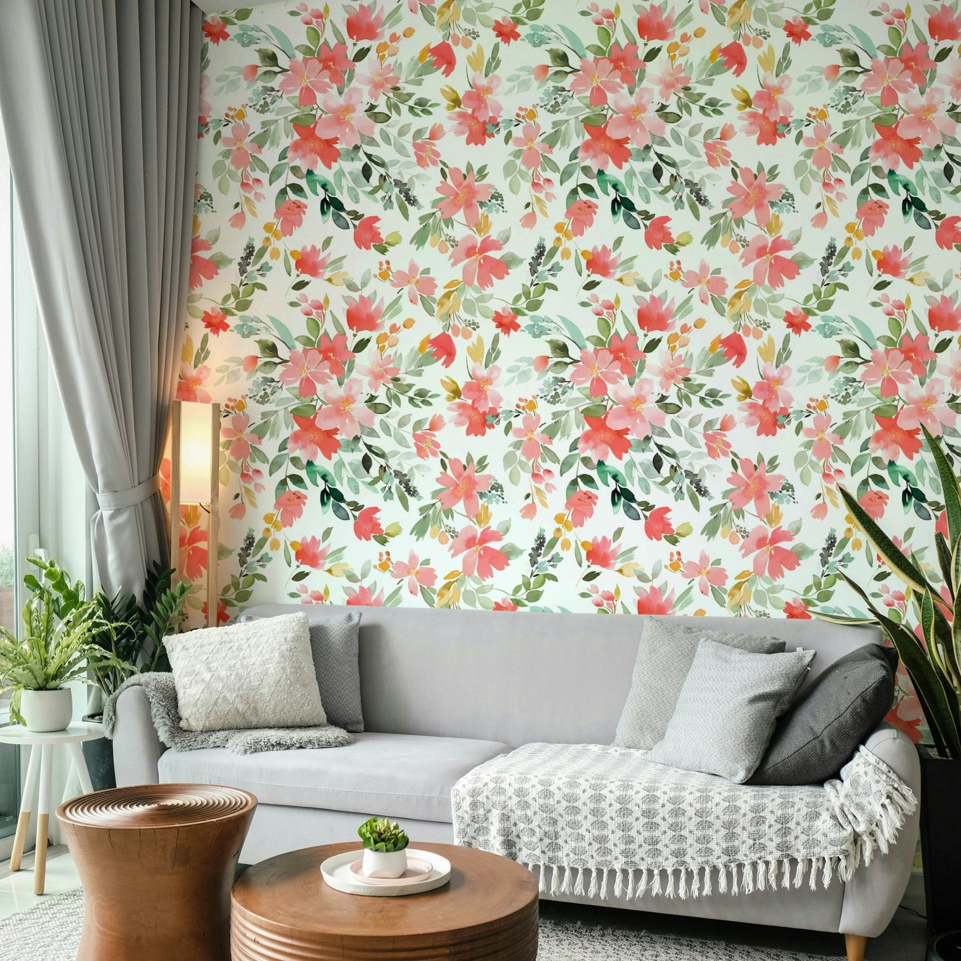 Summer-inspired coral oleander floral design


