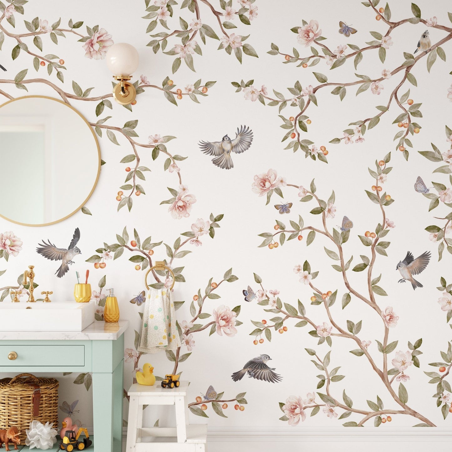 Summer Roses Wall Murals - Giffywalls KB71
