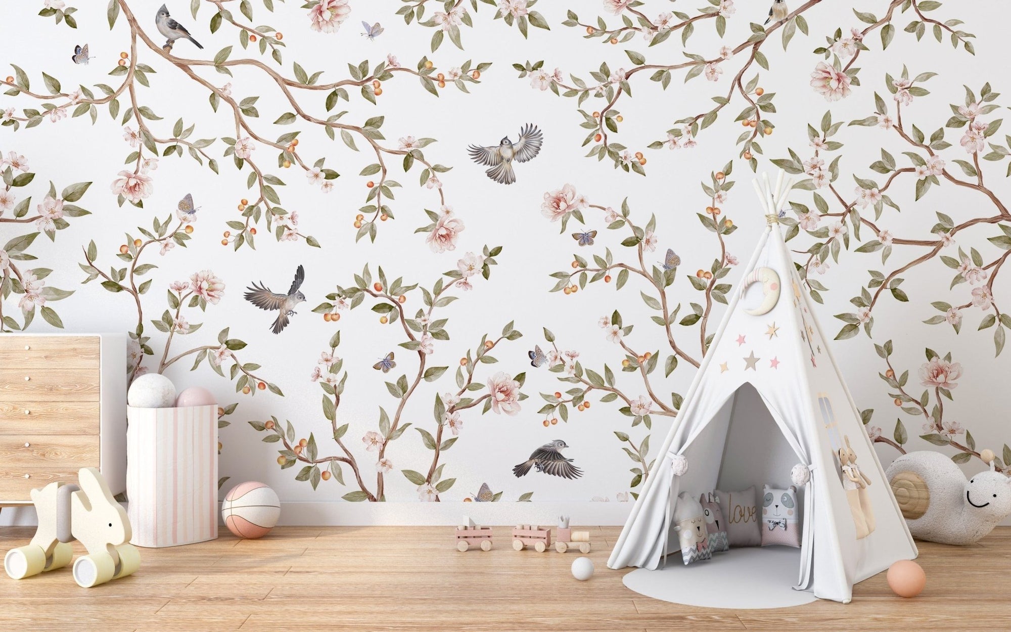 Summer Roses Wall Mural KB71
