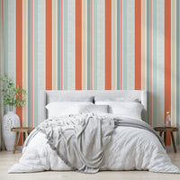 Contemporary striped design for seasonal decor.

